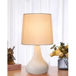 homesake Ceramic Table Lamp with Fabric Shade-picture-43