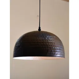 Homesake Copper-Toned & Black Textured Contemporary Hanging Light image 1