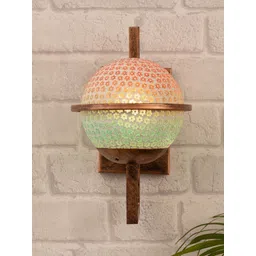 Homesake Copper-Toned Floral Wall Lamp-picture-51