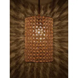 Homesake Copper-Toned Textured Handcrafted Hanging Light-picture-38