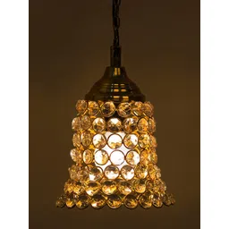 Homesake Gold-Toned & White Solid Hanging Light-picture-32