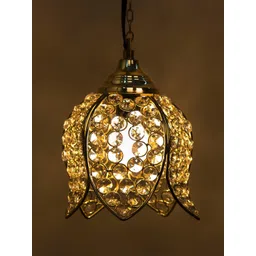 Homesake Gold-Toned Textured Hanging Light-picture-52