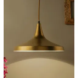 homesake Golden Metal Dome Hanging Light-picture-23