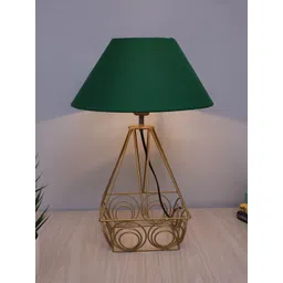 Homesake Green & Gold Modern Farmhouse Metal Desk Table Lamp-picture-39