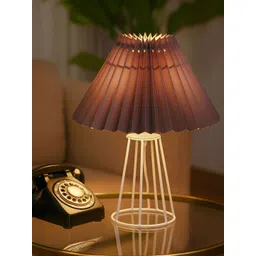 Homesake Grey & White Frustum Shaped Table Lamp-picture-37