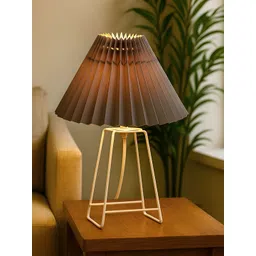 Homesake Grey Frustum Shaped Table Lamp-picture-18