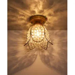 homesake Lotus Crystal Flush Mount Ceiling Light-picture-43