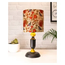 Homesake Murphy Black & Beige Metal Table Lamp With Bird Shade (LED Bulb Included)-picture-25