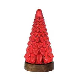 Homesake Red Glass Table Lamp Centerpiece-picture-23