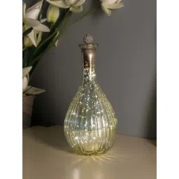 Homesake Silver Glass Mercury Ovoid Bottle Star String Lights White Dazzle Ball Lid-picture-47