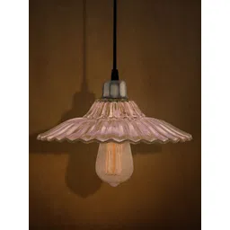 Homesake Silver-Toned Textured Handcrafted Hanging Light-picture-29