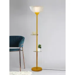 Homesake Sky Dome Modern Floor Lamp with Gold Acrylic Shade-picture-48