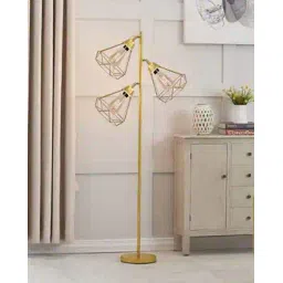 homesake Tree Floor Lamp with 3 Hanging Diamond Cageshade-picture-20