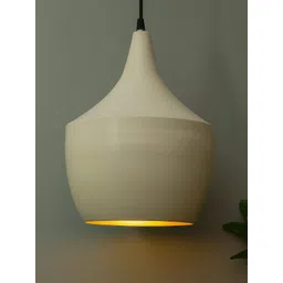 Homesake White & Black Hanging Pendant Lamp image 1