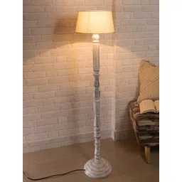 Homesake White Contemporary Candlestick Floor Lamp-picture-29