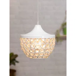 Homesake White Crystal-Studded Hanging Ceiling Light-picture-44