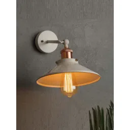 Homesake White Edison Cone Shade Wall Lamp - Set of 1-picture-14