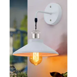 Homesake White Metal Abstract Shaped Shaped Wall Lamp-picture-38