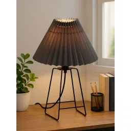 Homesake White Metal Table Lamp Pack of 1 (Bulb Not Included)-picture-43