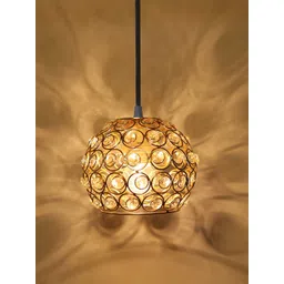 Homesake Yellow Textured Hanging Pendant Lamp-picture-47
