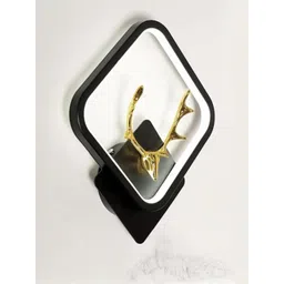 HomesElite Multicoloured Textured Metal Rectangle Shaped Wall Lamp-picture-17