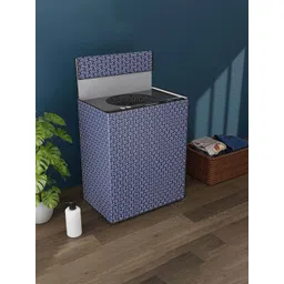 HOMESTIC Blue & White Printed Fully Automatic Top Load Washing Machine Cover-picture-15