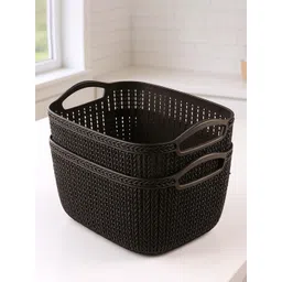 HOMESTIC Brown Set of 2 Regular Multi-Utility Organisers-picture-35