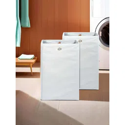 HOMESTIC Pack Of 2 Grey Foldable Laundry Bag 80 L-picture-41