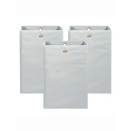 HOMESTIC Pack Of 3 Grey Foldable Laundry Bag 80 L-picture-11
