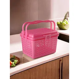 HOMESTIC Pink Set of 1 Regular Multi-Utility Organisers-picture-30