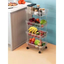 HOMESTIC Silver-Toned Set of 1 Regular Multi-Utility Organisers-picture-34