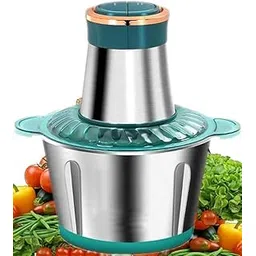 HOMETIC 2 Speeds Electric Meat Chopper Vegetable Grinder Mincer Food Processor Cutter Slicer 304 Stainless Steel 220V (3L 400W)-picture-18