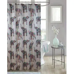 homewards Printed Shower Curtain with Hooks-picture-20