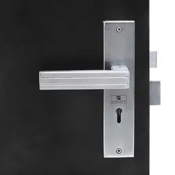 Homexpert Altroz 8 inch 60mm Stainless Steel Silver Cylindrical Plate Mortise Door Lock Set-picture-46