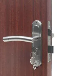 Homexpert MG1101 Stainless Steel Satin Finish Round Plate Heavy Duty Mortise Door Lock Set-picture-45