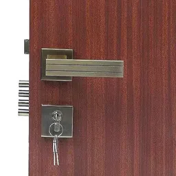 Homexpert Rose Altroz 60mm Stainless Steel Antique Brass Finish Cylindrical Plate Both Side Key Mortise Door Lock Set-picture-18