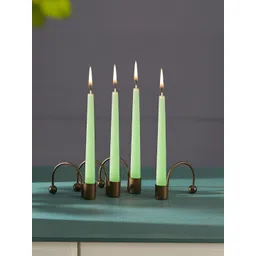 Homspurts Copper-Toned 4 Pieces Lights Tea Light Candle Holders-picture-33