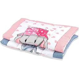 HONEY BOO New Born Baby Godadi Pack of 2, Combo Set Soft Cotton godi, Godari, Baby Bed, Crib Sheet, Cartoon Mat Baby Godadi, Bedding Set, Multicolor (2)-picture-12