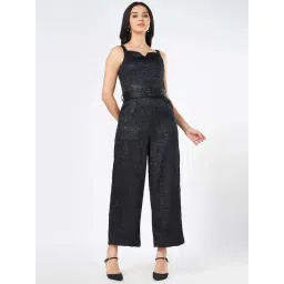 Honey by Pantaloons Black Plain Jumpsuit-picture-22