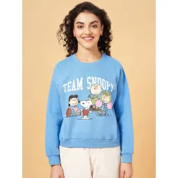 Honey by Pantaloons Blue Printed Sweatshirt-picture-18