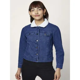 Honey by Pantaloons Blue Regular Fit Jacket-picture-48