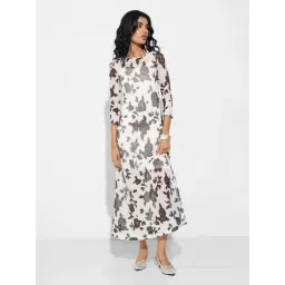 Honey By Pantaloons Egret Slim Fit Floral Print Dress-picture-20