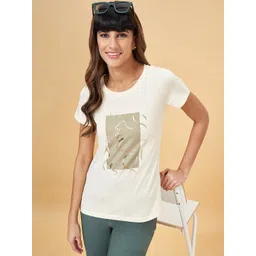 Honey by Pantaloons Graphic Printed Pure Cotton T-shirt-picture-19