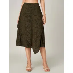 Honey by Pantaloons Green Printed Skirt-picture-39