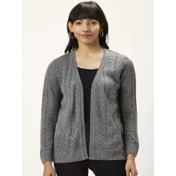 Honey by Pantaloons Grey Self Pattern Shrugs-picture-17