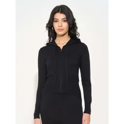 Honey By Pantaloons Jet Black Skinny Fit Top-picture-36