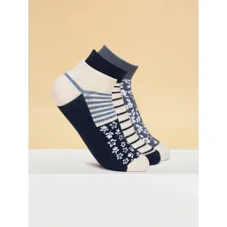 Honey by Pantaloons Multicolor Cotton Floral Socks Pack of 3-picture-33