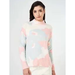 Honey by Pantaloons Multicolored Self Design Sweater-image-19