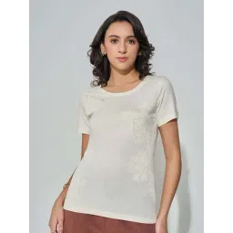 Honey By Pantaloons Off White Regular Fit Printed T-Shirt-picture-27