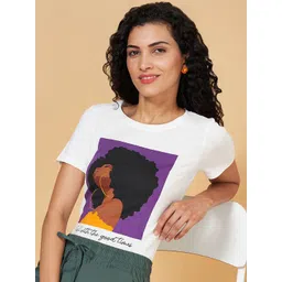 Honey by Pantaloons Printed Short Sleeves Cotton T-shirt-picture-40